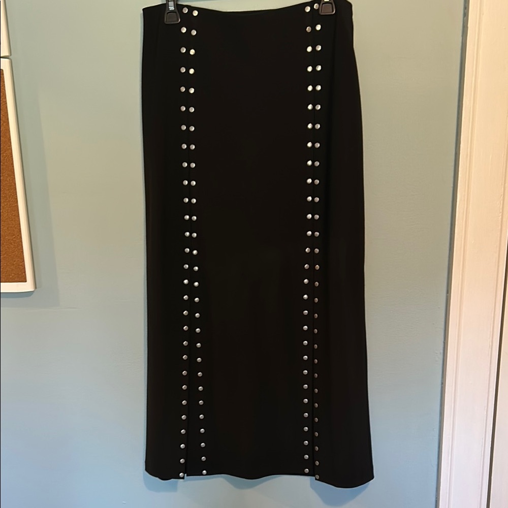 Gorgeous Joseph Ribkoff Elegant Black Studded Skirt